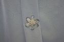 Magnet valge / kristall lill